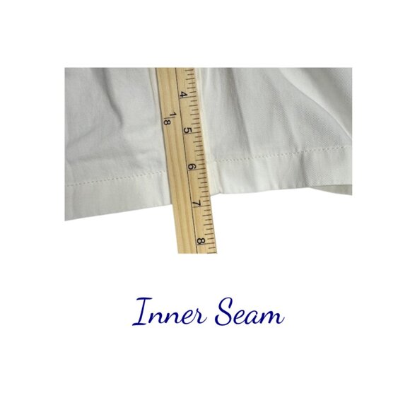 J. Crew Shorts Mid Rise Fit Functional Side/Back Pockets Lightweight White 6 NWT - Picture 6 of 9